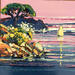 Peinture Voile jaune par Corbière Liisa | Tableau Figuratif Paysages Huile
