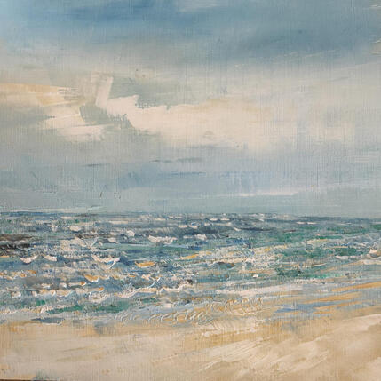 Painting Plage du Pouldu by Levesque Emmanuelle | Painting