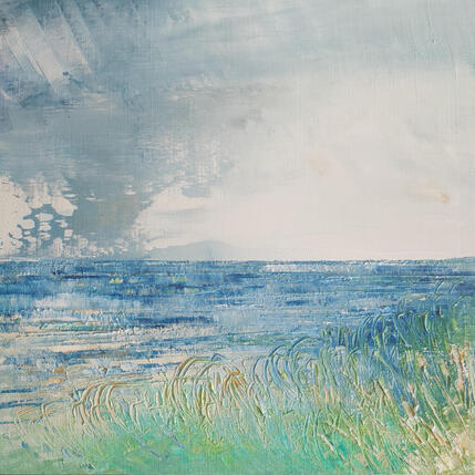 Painting Promenade sur la dune by Levesque Emmanuelle | Painting