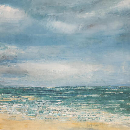 Painting Plage du Théven by Levesque Emmanuelle | Painting