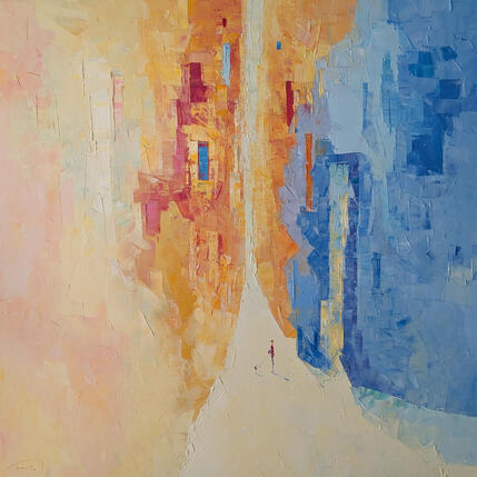 Peinture Tendresse par Tomàs | Tableau
