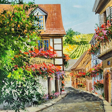 Gemälde Magical towns of Alsace von Rasa | Gemälde