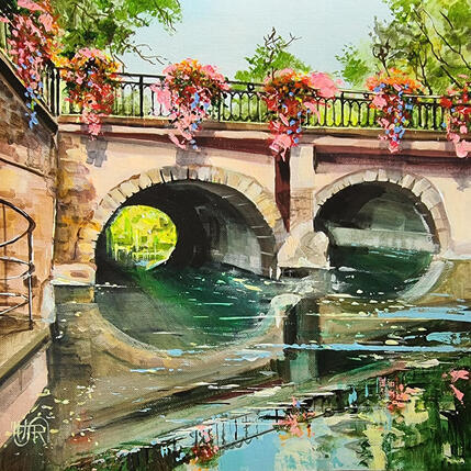 Gemälde Colmar bridge von Rasa | Gemälde