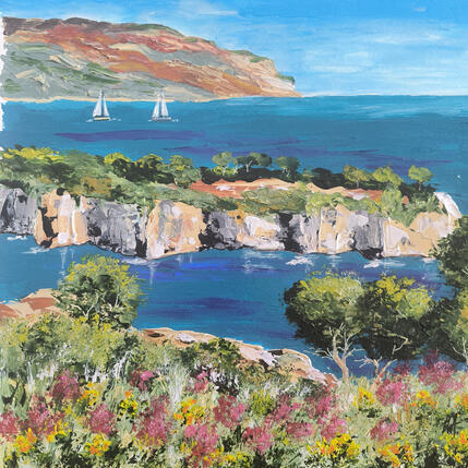 Peinture Symphonie marine. par Rey Ewa | Tableau