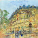 Peinture Le vieux Paris en soirée par Dontu Grigore | Tableau Figuratif Urbain Huile