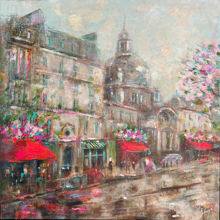 Pintura Rue Saint Paul  por Solveiga | Pintura