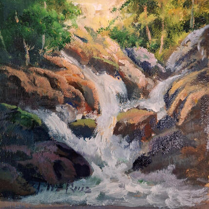 Painting Nacimiento del rio by Cabello Ruiz Jose | Painting