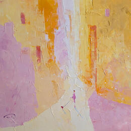Painting És ella by Tomàs | Painting Abstract Oil Life style, Urban