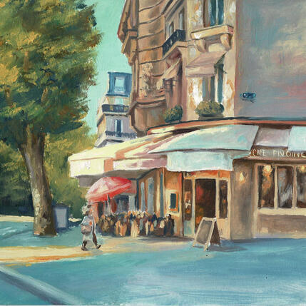 Painting Café Pivoine by Piffard Cédric | Painting