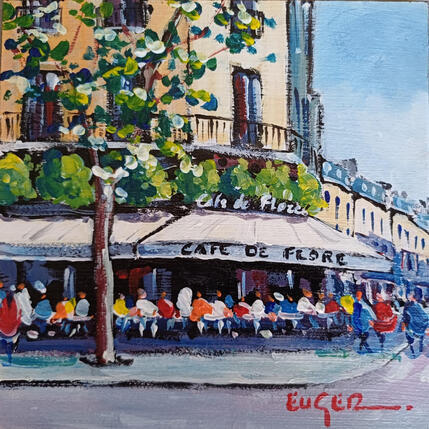 Peinture BOULEVARD SAINT GERMAIN A PARIS par Euger | Tableau