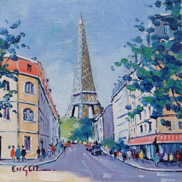Painting PRES DE LA TOUR EIFFEL by Euger | Painting