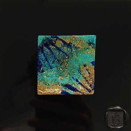 Painting Moerai by Bauquel Véronique | Painting Abstract Minimalist