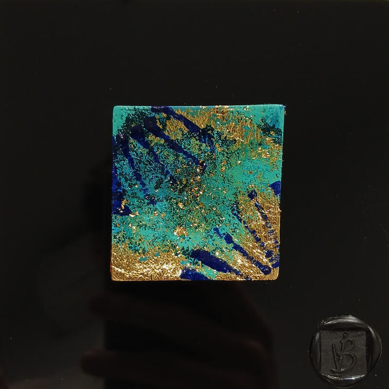 Painting Moerai by Bauquel Véronique | Painting Abstract Minimalist