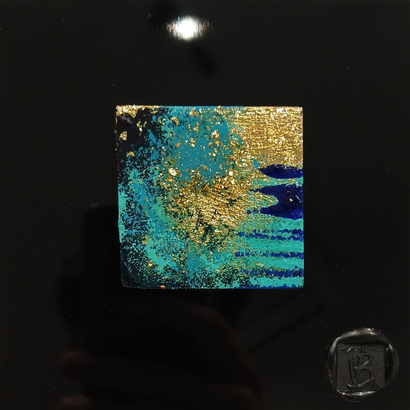 Painting Narui by Bauquel Véronique | Painting Abstract Minimalist