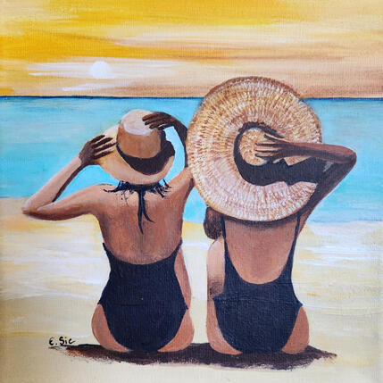 Peinture Mistral gagnant par Sie Evelyne | Tableau