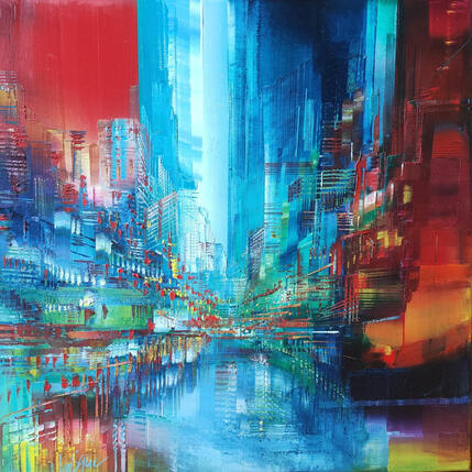 Painting Dynamo by Levesque Emmanuelle | Painting