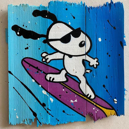 Painting F2  Surfing by Marie G.  | Painting
