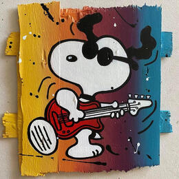 Painting F2  Rock by Marie G.  | Painting