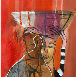 Peinture Morning Chores par Nahleh Mona | Tableau