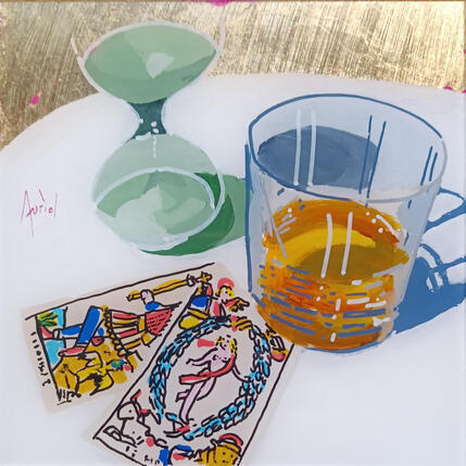 Peinture La chance semblait tourner par Auriol Philippe | Tableau