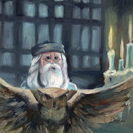 Peinture 50 points pour Gryffondor par Barrier Cédric | Tableau Huile