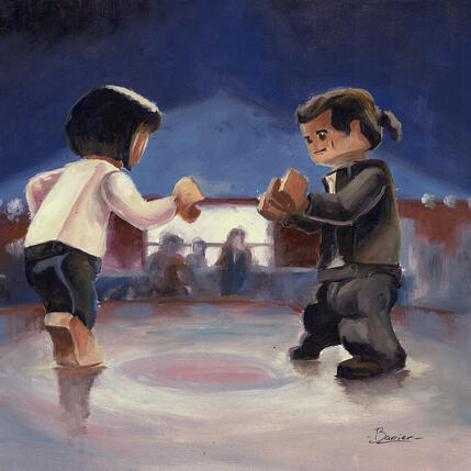 Peinture Pulp Fiction par Barrier Cédric | Tableau Huile