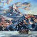 Peinture Le seigneur des anneaux 3 par Barrier Cédric | Tableau Huile