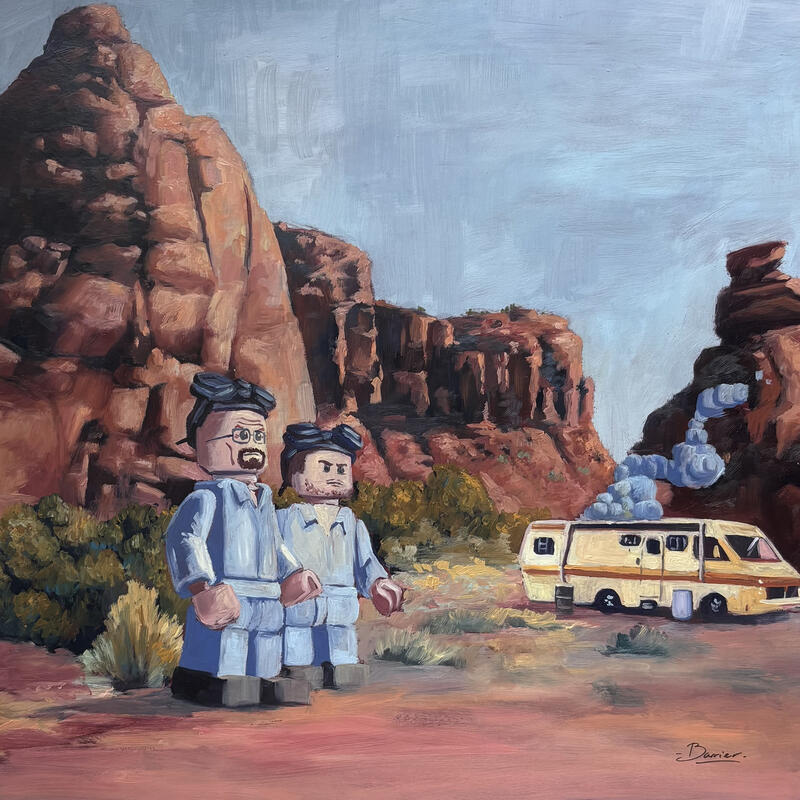 Peinture Breaking Bad par Barrier Cédric | Tableau Huile