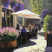 Painting The Cafe in Spring by Murgatroyd Daniel | Painting