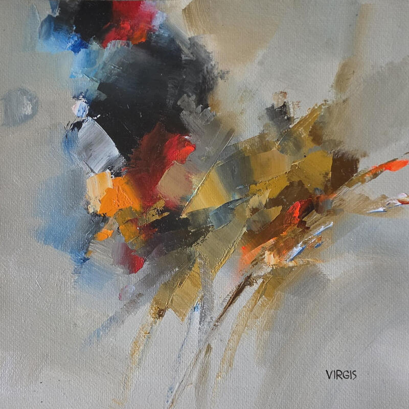 Painting Wind direction by Virgis | Painting Abstract Minimalist Oil