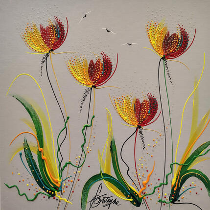 Painting Tu aimes by Fonteyne David | Painting Figurative Acrylic