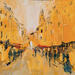 Peinture Vers 14h par Raffin Christian | Tableau Figuratif Urbain Huile