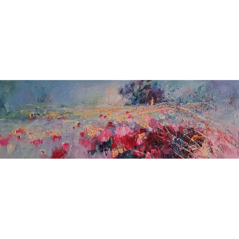 Peinture Betwen two blinks par Petras Ivica | Tableau Figuratif Paysages Huile