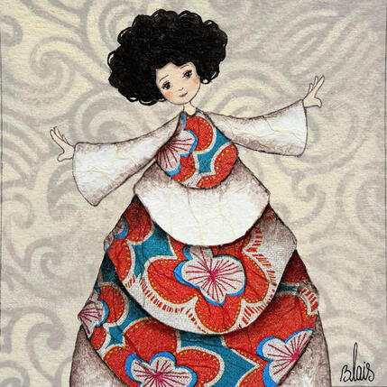 Painting Catya by Blais Delphine | Painting