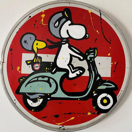 Sculpture Dolce vita par Marie G. | Sculpture Pop-art Acrylique, Posca Icones Pop