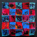 Painting Bc5 facette bleu rouge by Langeron Luc | Painting Subject matter Wood Acrylic Resin