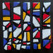 Painting Bc5 hommage Mondrian by Langeron Luc | Painting Subject matter Wood Acrylic Resin