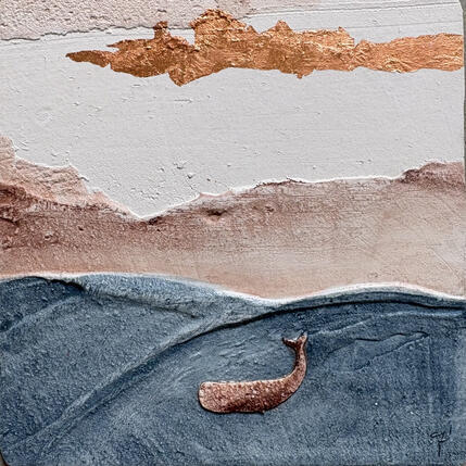 Painting NUOVA AVVENTURA by Roma Gaia | Painting Subject matter Acrylic, Sand Minimalist