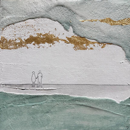 Painting BOCCA DI MAGRA by Roma Gaia | Painting Subject matter Acrylic, Sand Minimalist, Pop icons