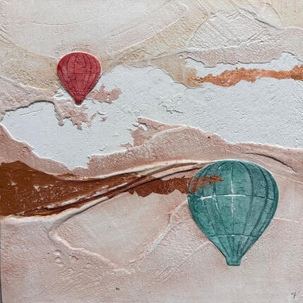 Peinture VOILA' par Roma Gaia | Tableau