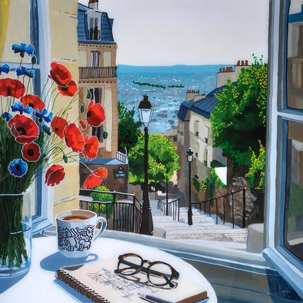 Peinture Keith avait une bonne descente par Auriol Philippe | Tableau
