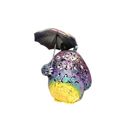 Sculpture FAIRY TOTORO UMBRELLA by Shenoda | Sculpture Pop-art Graffiti, Resin