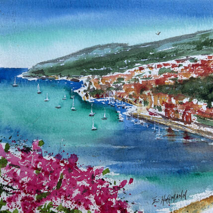 Painting Villefranche-sur-mer harmonie florale by Hoffmann Elisabeth | Painting