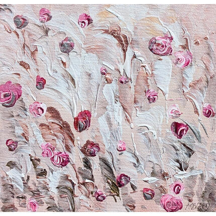 Peinture Douceur florale par Amblard Florence | Tableau Acrylique Nature, Paysages