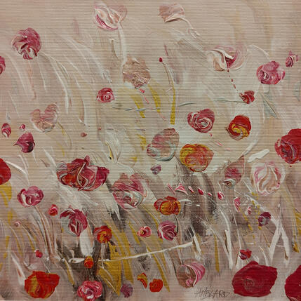 Painting Douceur de fleurs by Amblard Florence | Painting  Acrylic Landscapes, Nature