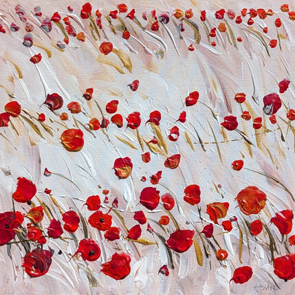 Peinture Lumière d'été par Amblard Florence | Tableau Acrylique Nature, Paysages