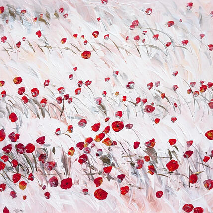Peinture Un bel été par Amblard Florence | Tableau Acrylique Nature, Paysages