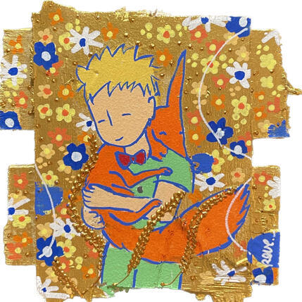 Painting Câlins by Revel | Painting Pop-art Pop icons