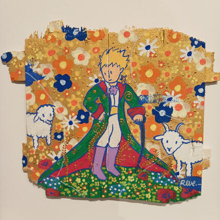 Painting Dessine moi un mouton by Revel | Painting Pop-art Pop icons