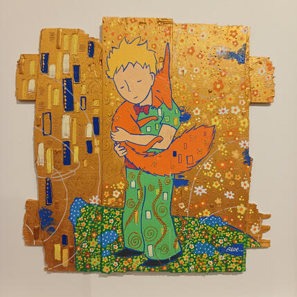 Painting Si tu m'apprivoises by Revel | Painting Pop-art Pop icons